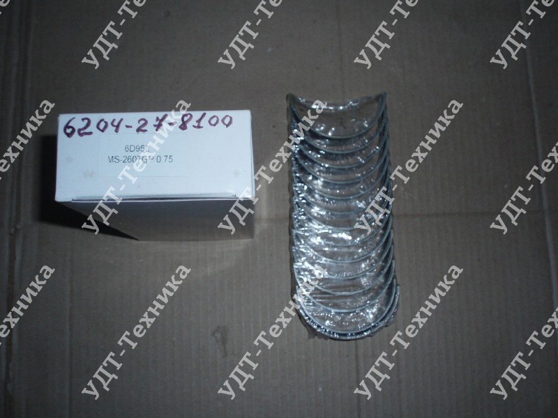 6204-27-8100 Вкладыши коренные (к-кт на двигатель)