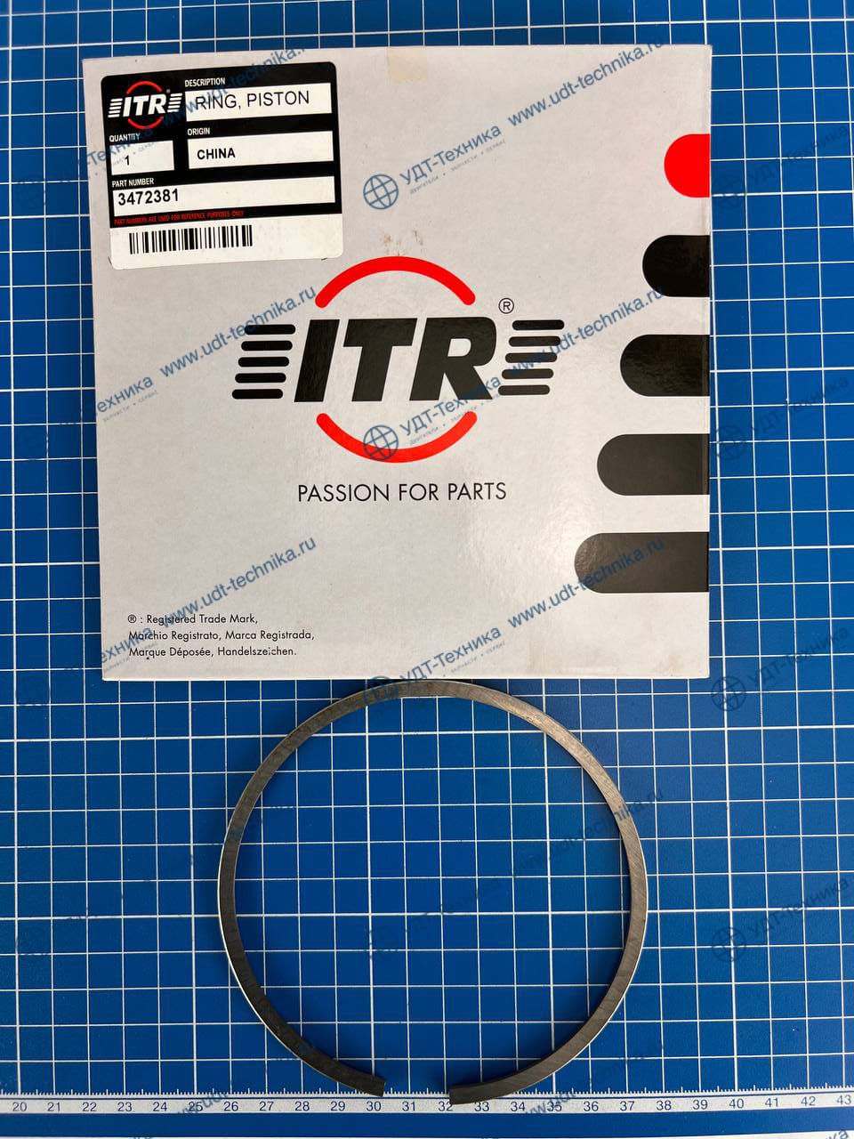 3472381 Кольцо поршневое - фото 2