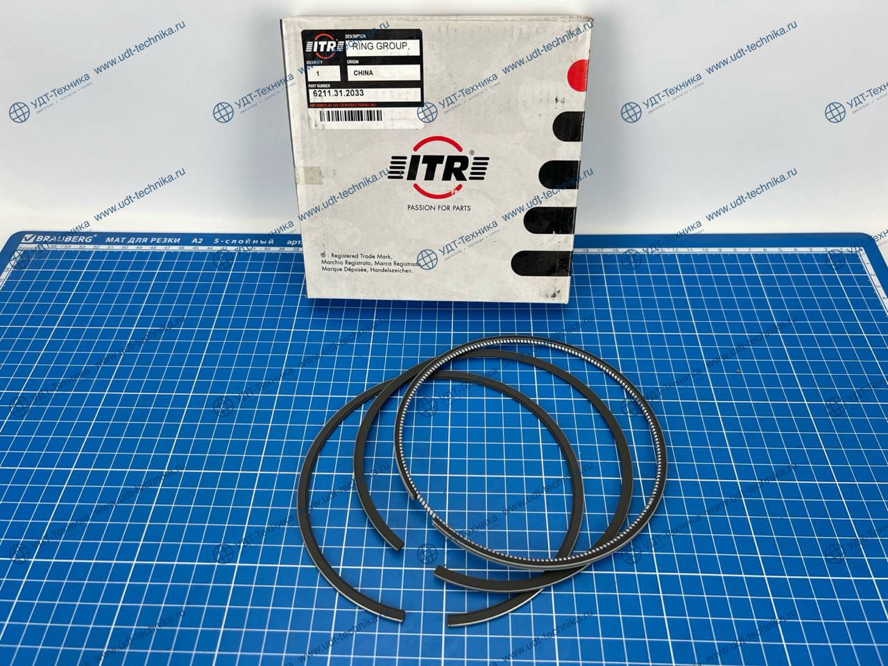 6211-31-2033 Кольцо поршневое комплект на 1 поршень - фото 2