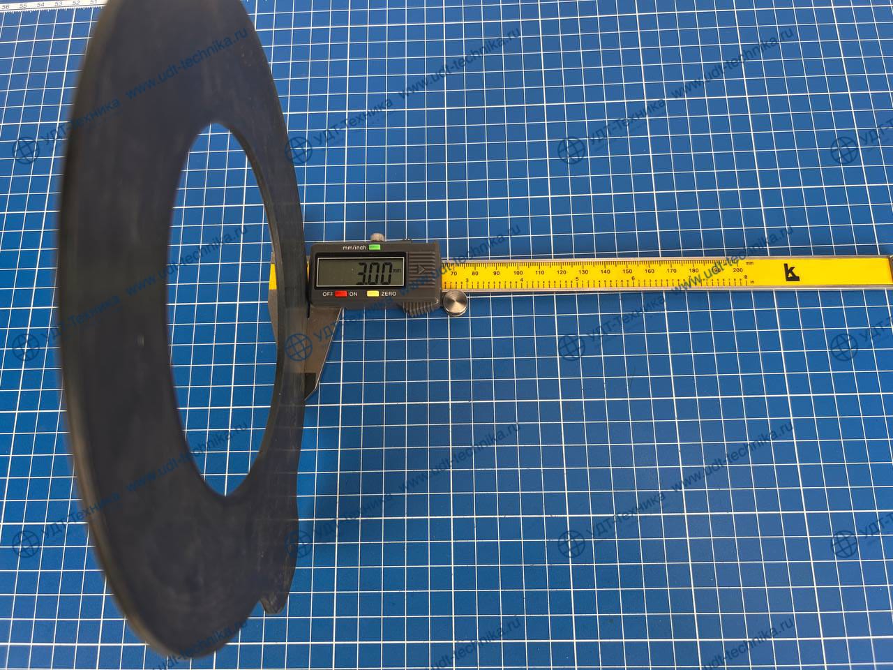 207-70-71281  Шайба (114х200х3) резиновая - фото 2