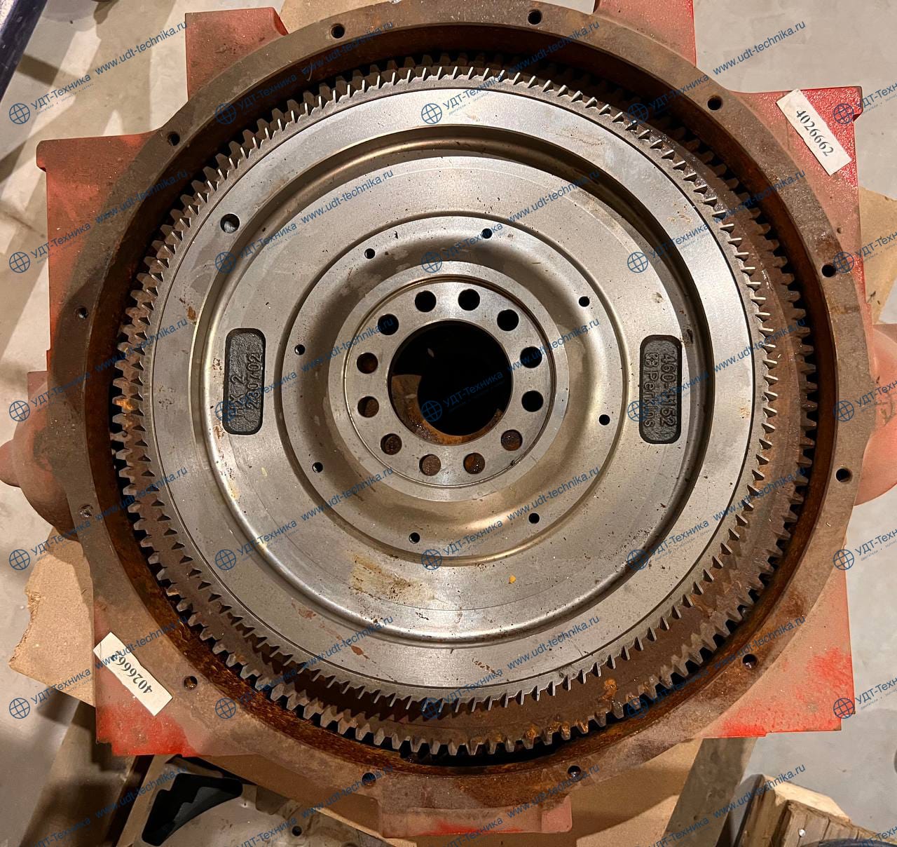 4026662 Картер маховика QSX15 (б/у) - фото 3