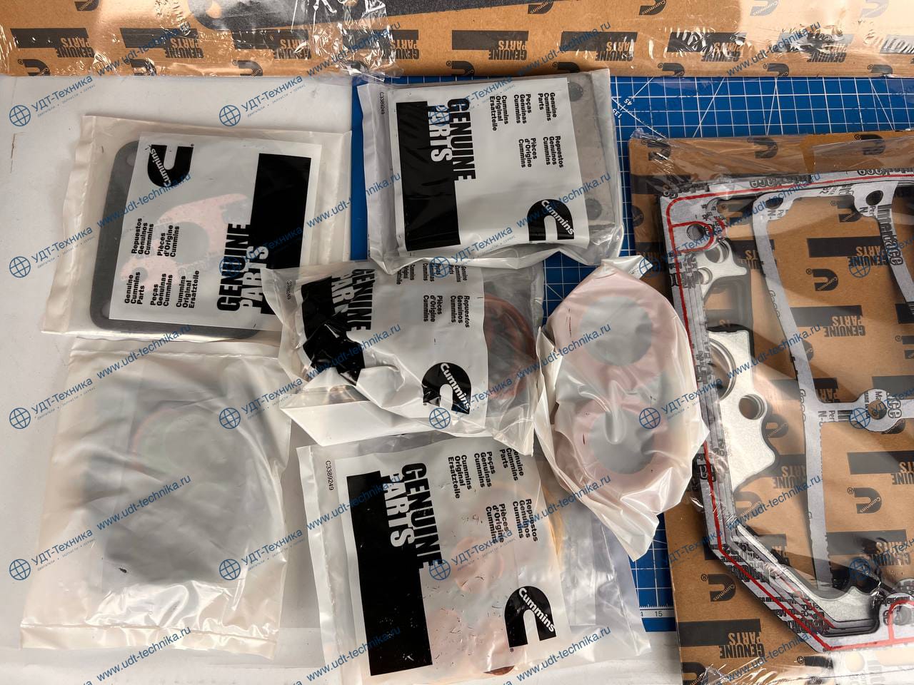 4352578 Набор прокладок ГБЦ верхний Cummins КTA19 - фото 3