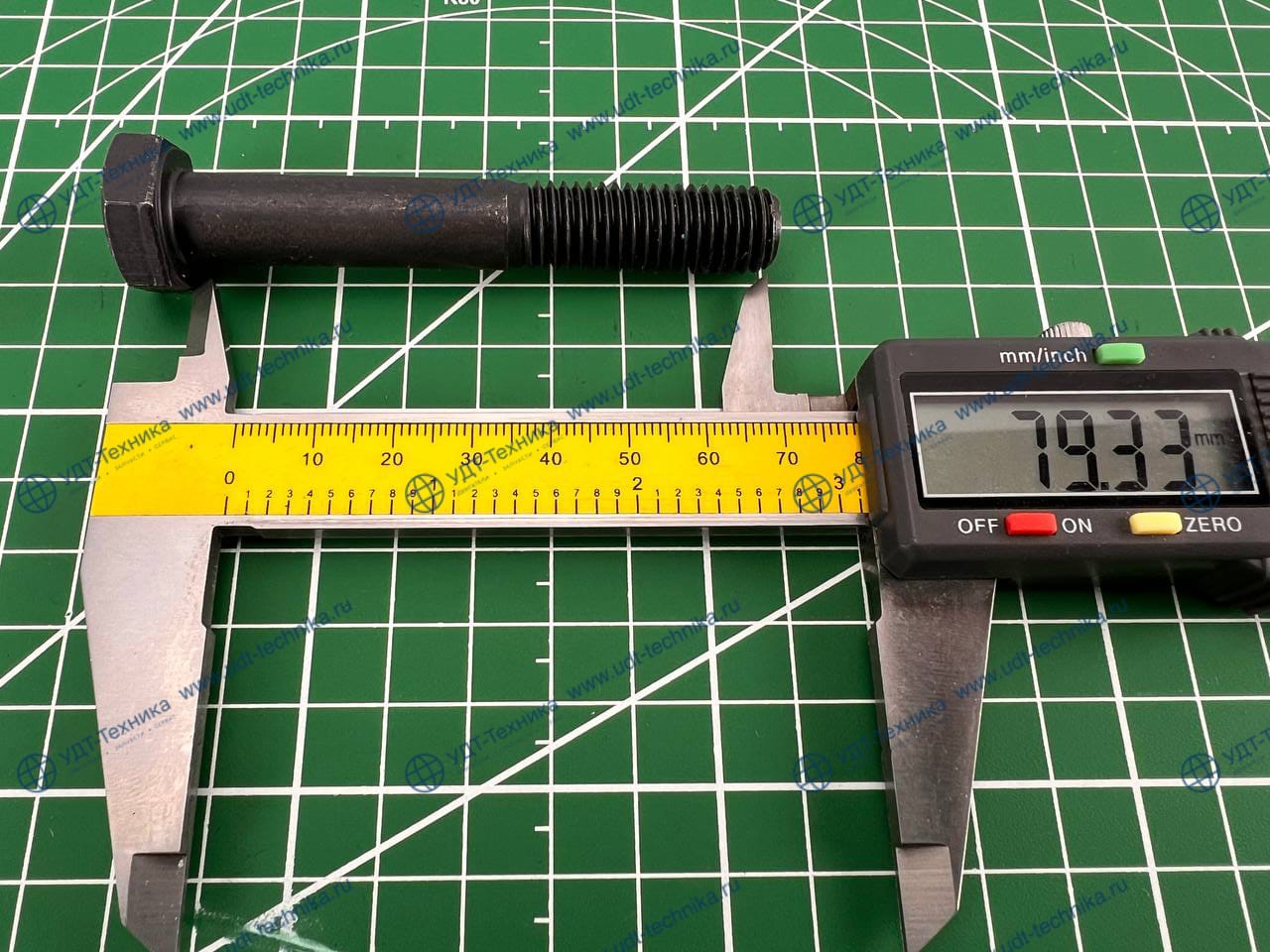 01010-31280 Болт M12x80 прочность 10,9 Италия - фото 2