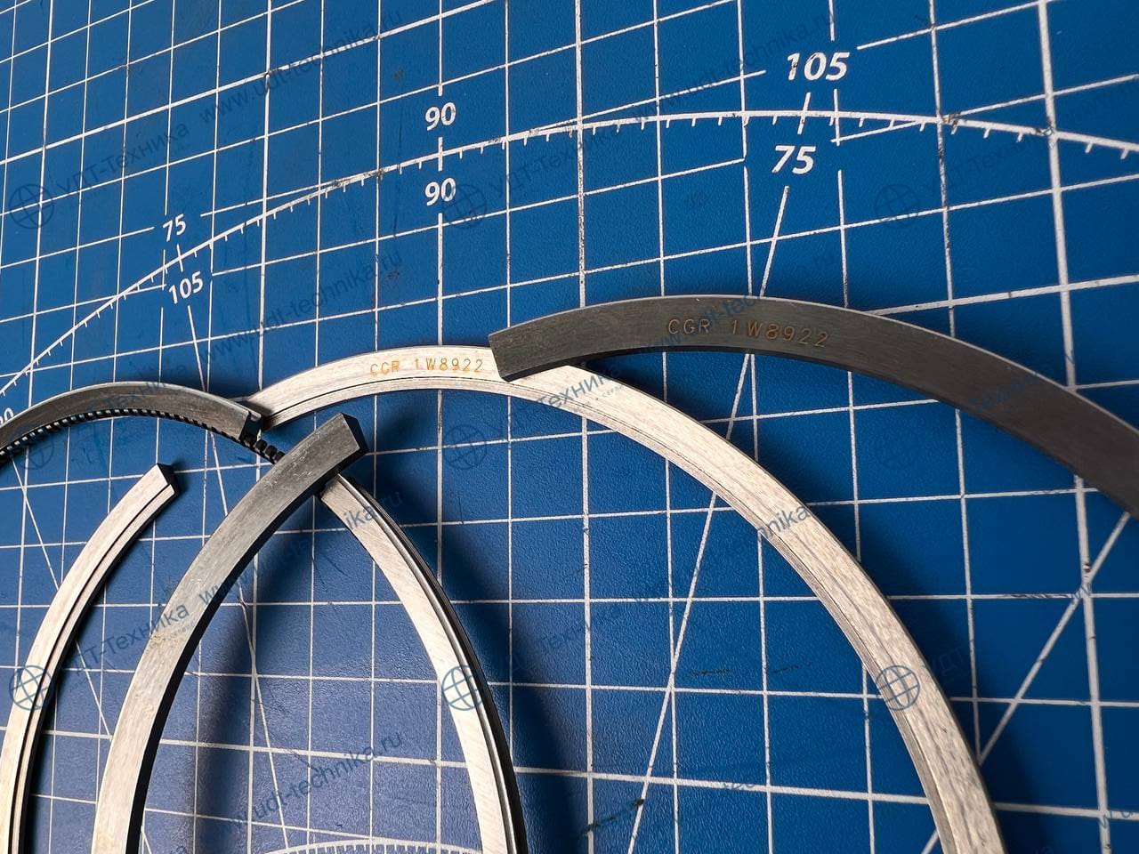 1W8922/1343761+2P2817+7N7078 Комплект поршневых колец - фото 3