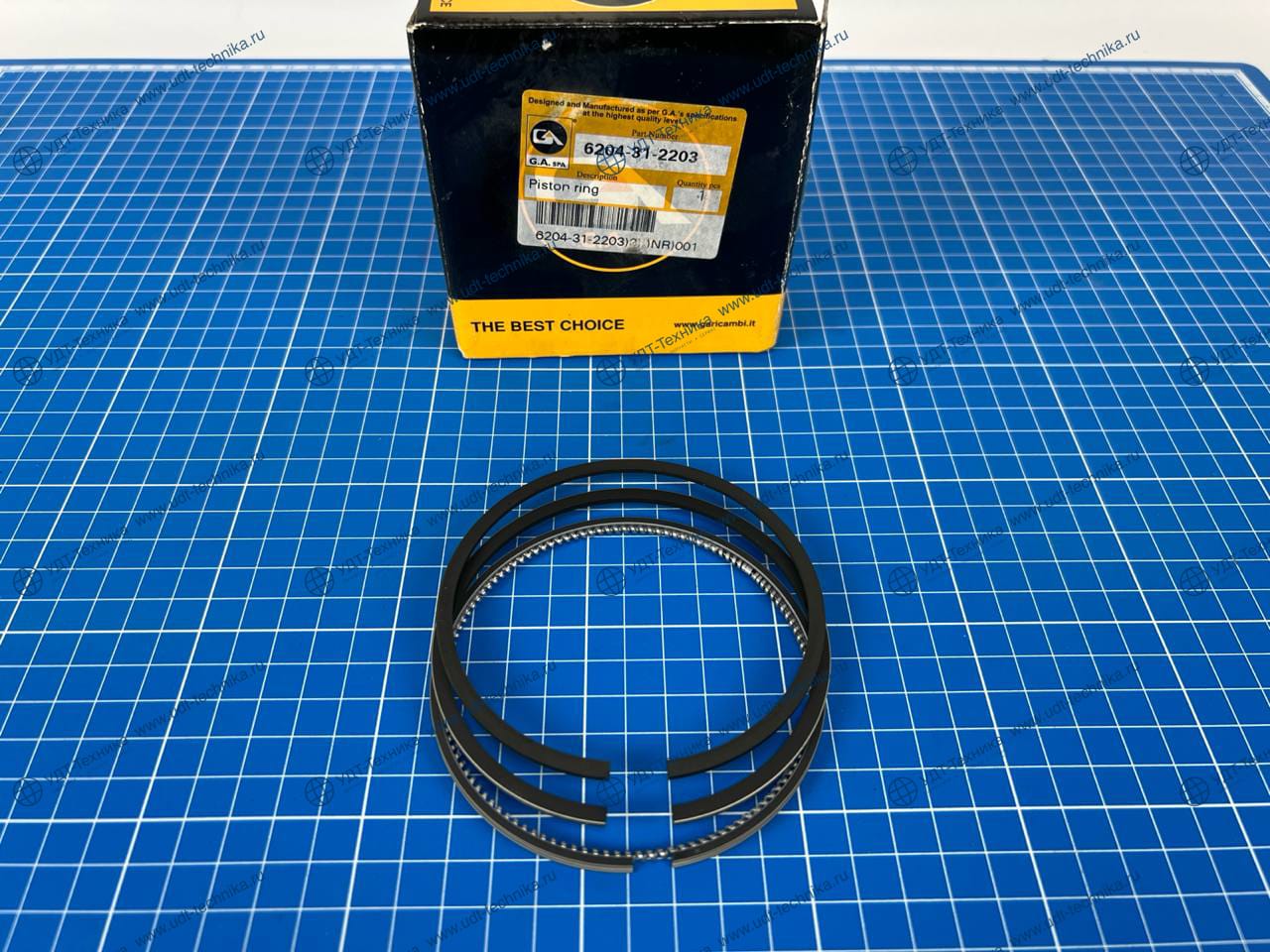6204-31-2200 Комплект поршневых колец (на 1 поршень) - фото 2