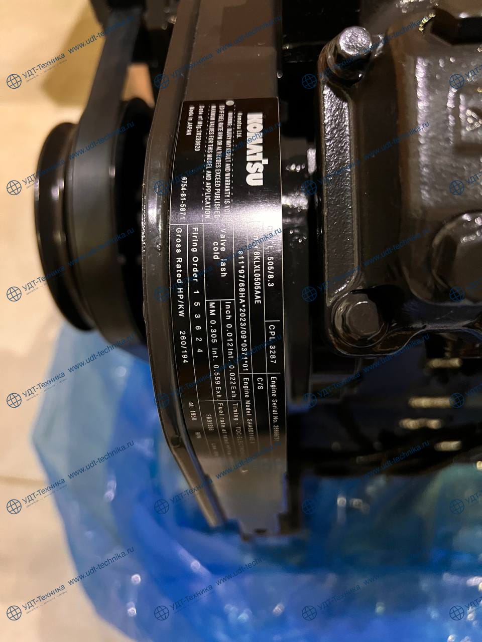 SAA6D114E-3 Двигатель - фото 5