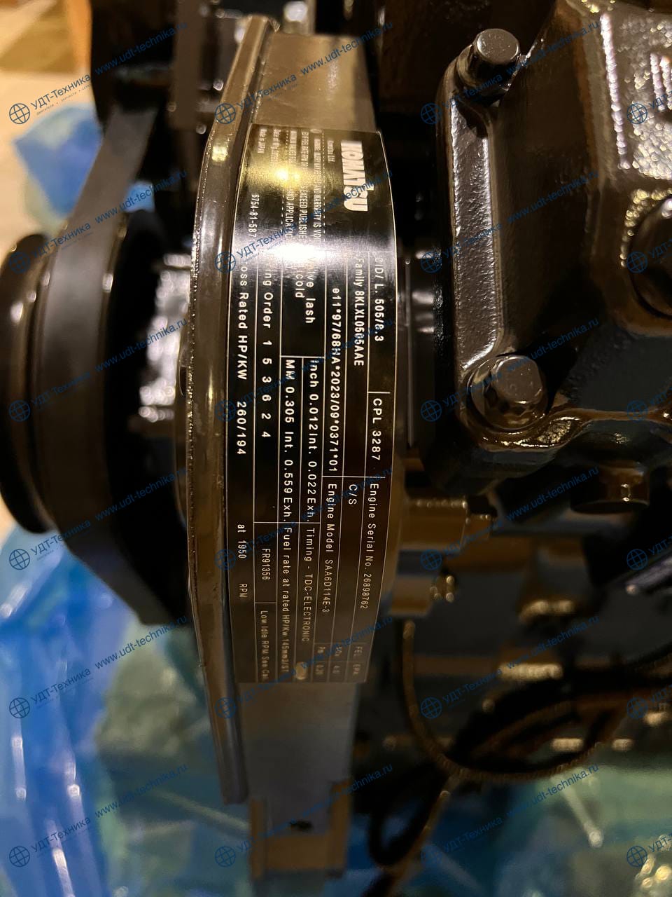 SAA6D114E-3 Двигатель - фото 6