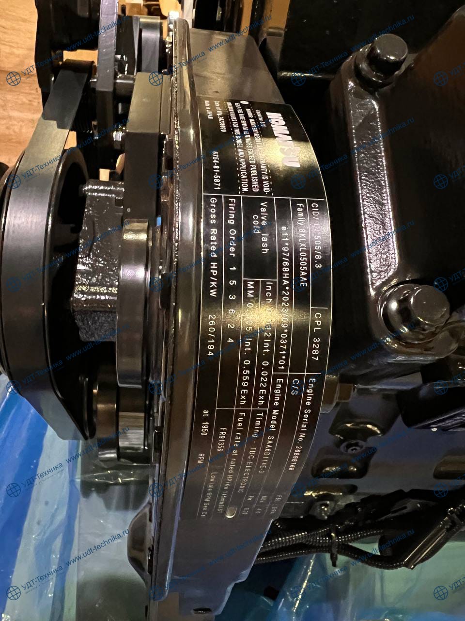 SAA6D114E-3 Двигатель - фото 8