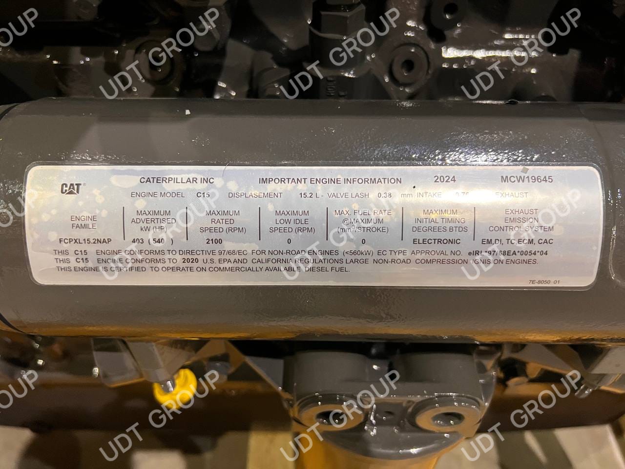 2506D-E15TA Двигатель CAT C15 MCW - фото 4