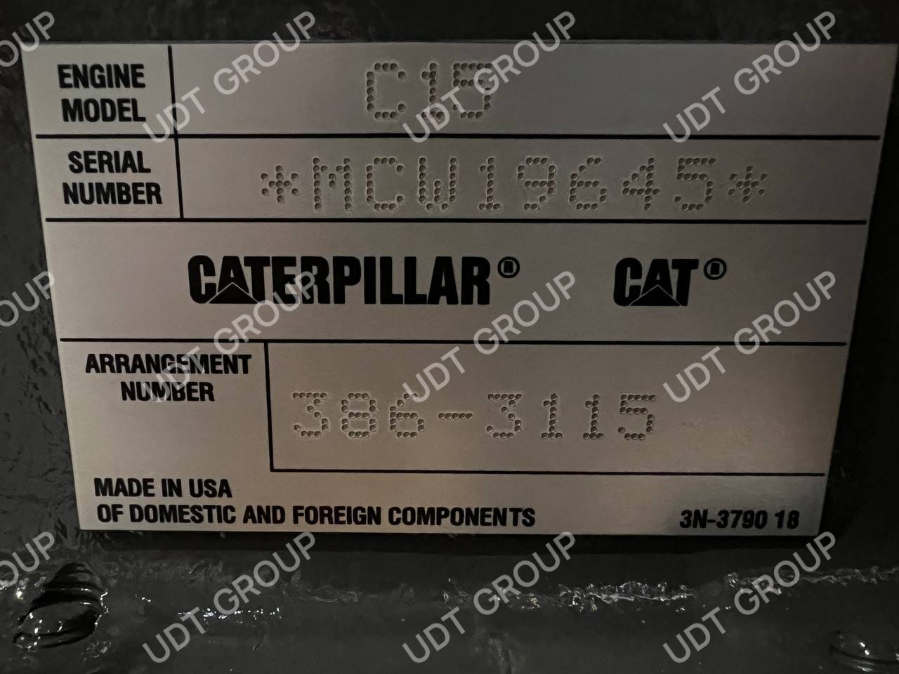 2506D-E15TA Двигатель CAT C15 MCW - фото 6